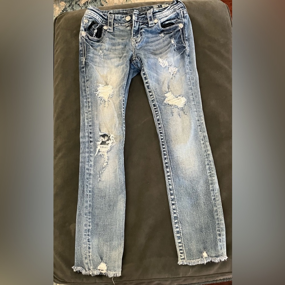 Miss Me crop jeans, size 25